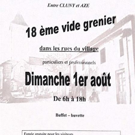 18e vide grenier de Donzy-le-Pertuis