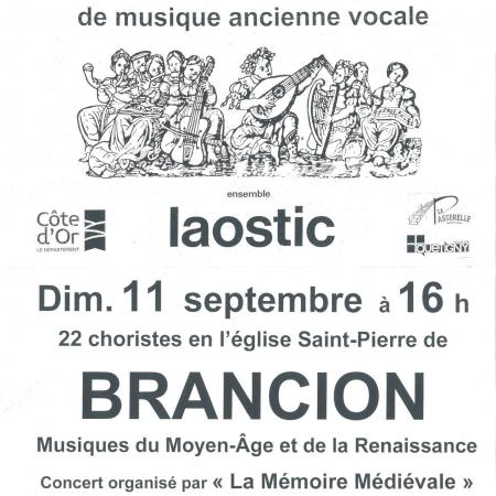 Brancion : le Laostic en concert