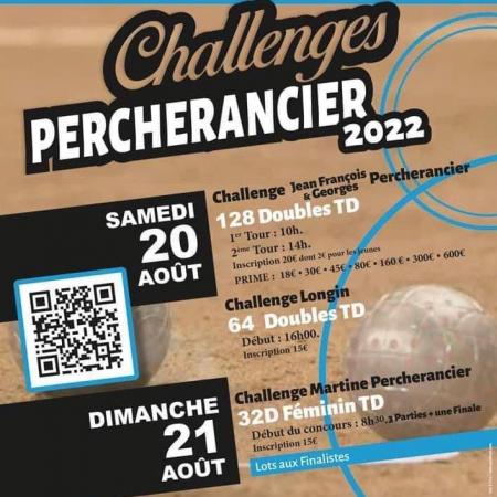 Challenges Percherancier et Longin - édition 2022