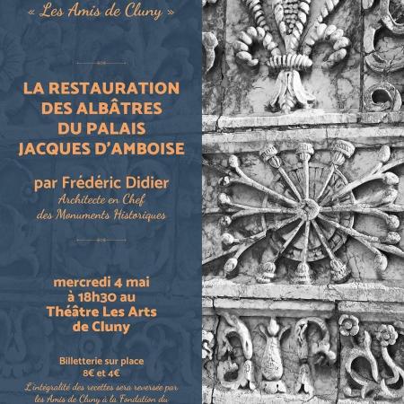 Conférence : La restauration des albâtres du palais Jacques d'Amboise