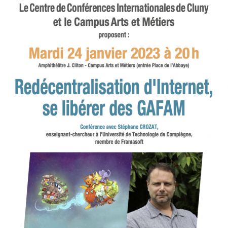 Conférence : Redécentralisation d'Internet, se libérer des GAFAM 