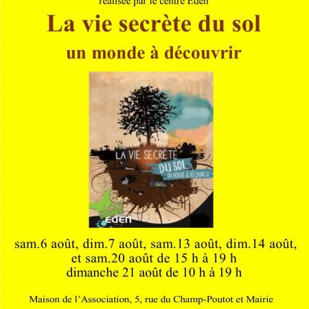 Exposition "La vie secrète du sol : un monde à découvrir"