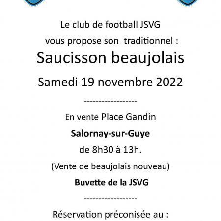 Saucisson beaujolais de la JSVG