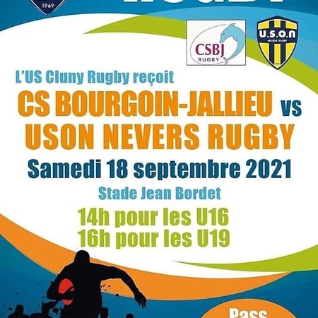 Rugby : CS Bourgoin-Jallieu vs Uson Nevers Rugby